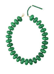 Bailey Chunky Beaded Necklace- Green