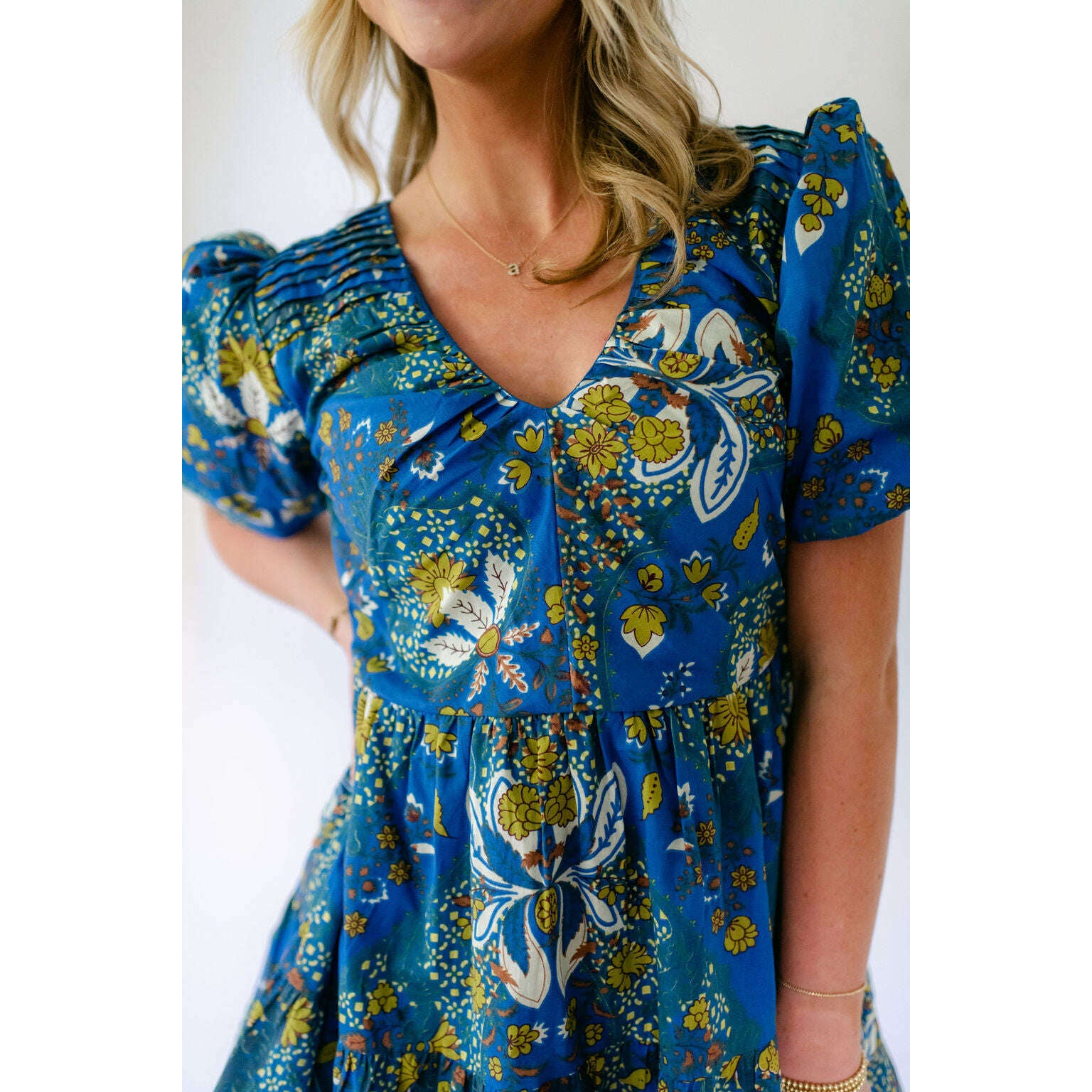 8.28 Boutique:Anna Cate Collection,Anna Cate Collection Sloan Dress in Blue Lime Print,Dress