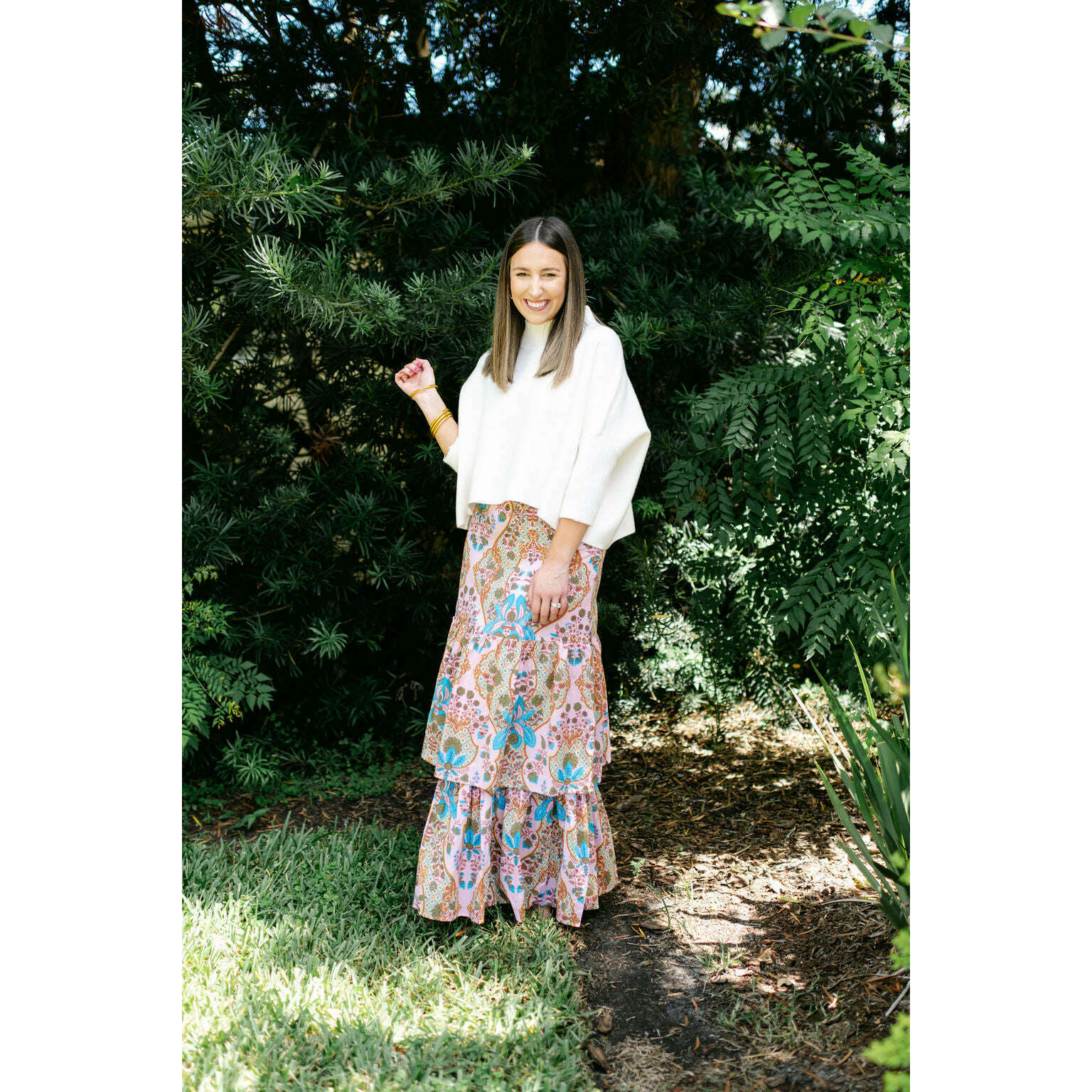 8.28 Boutique:Anna Cate Collection,Anna Cate Collections Amelia Skirt in Teal Paisley,skirt