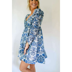 8.28 Boutique:Anna Cate Collection,Anna Cate Collections Eleanor Dress in Bright Royal,Dress