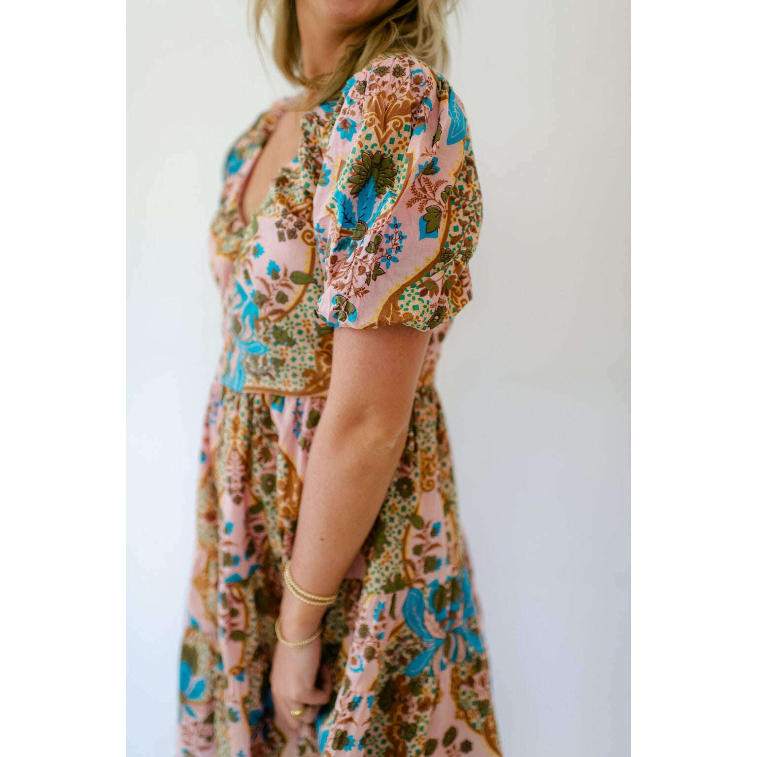 8.28 Boutique:Anna Cate Collection,Anna Cate Collections Sloan Dress in Teal Paisley,Dress