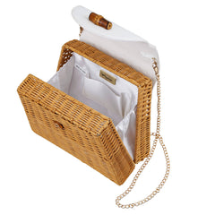 Handbag: CAPRI-NATURAL WHITE