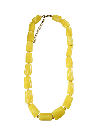 Pearly Gold and Pearl Bead Necklace