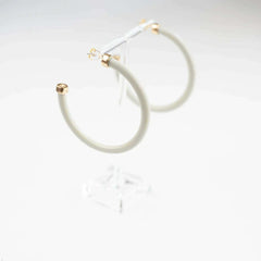 8.28 Boutique:Hoo Hoops,Hoo Hoop Earrings,Earrings,Bone