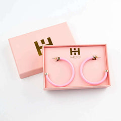 8.28 Boutique:Hoo Hoops,Hoo Hoop Earrings,Earrings,Bubble Gum