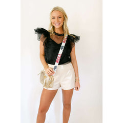 8.28 Boutique:Buddy Love,Buddy Love Kaycee Black Top,Tops