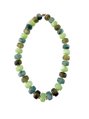 Morris Chunky Beaded Necklace -Green