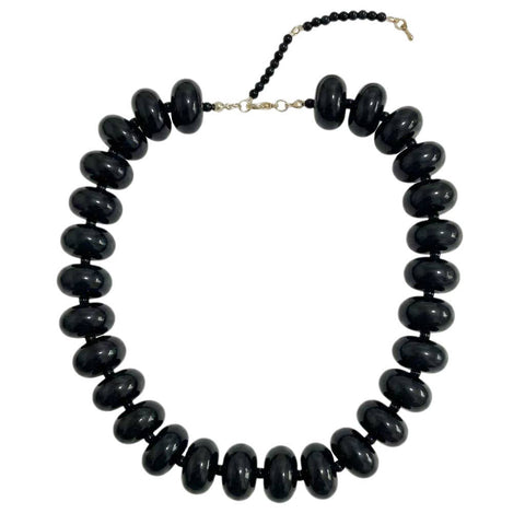 Pearly Gold and Pearl Bead Necklace