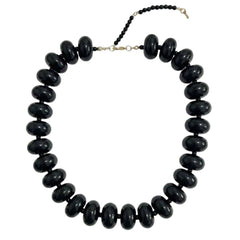 Bailey Chunky Beaded Necklace- Black