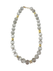 Adler Grey Agate Necklace 