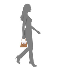 Handbag: CAPRI-NATURAL WHITE