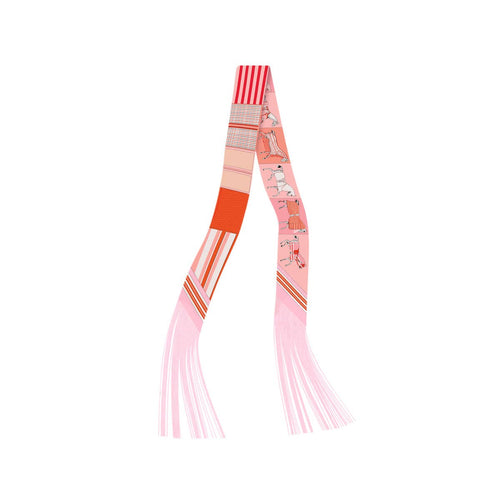 Frilly Scarf with Fringe - N