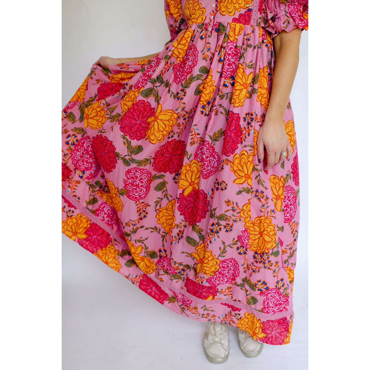 8.28 Boutique:Karlie Clothes,Karlie Clothes Pink Floral Maxi Dress,Dress