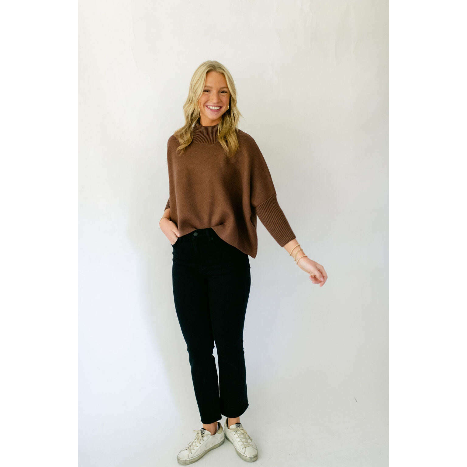 8.28 Boutique:Kerisma Knits,Kerisma Aja Sweater in Heather Brown,Sweaters