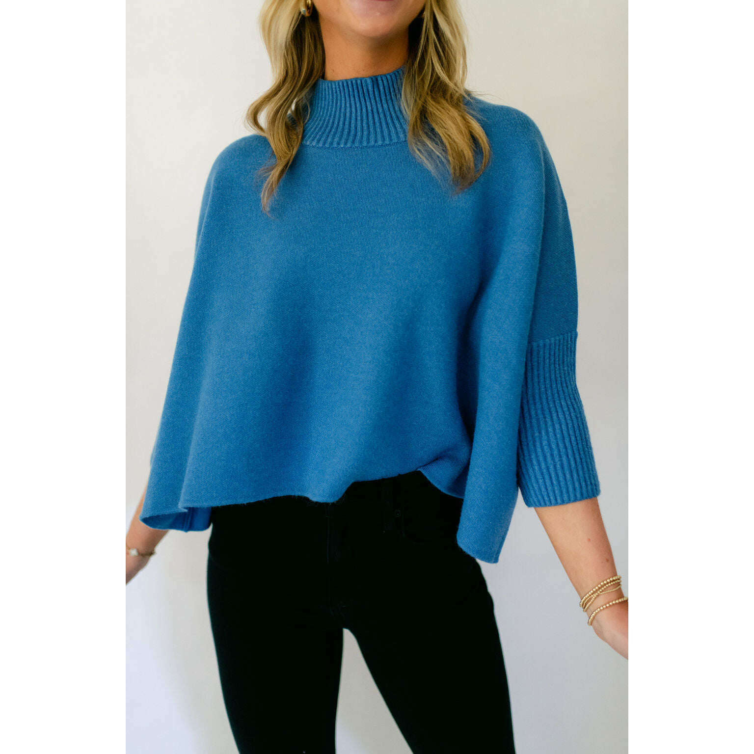 8.28 Boutique:Kerisma Knits,Kerisma Aja Sweater in Persian Blue,Sweaters
