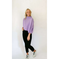 8.28 Boutique:Kerisma Knits,Kersima Aja Sweater in Lavender,Sweaters