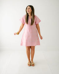 8.28 Boutique:Clara the Label,Clara the Label Blair Mini Dress in Blooming Dahlia,Dress