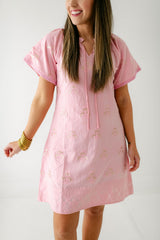 8.28 Boutique:Clara the Label,Clara the Label Blair Mini Dress in Blooming Dahlia,Dress