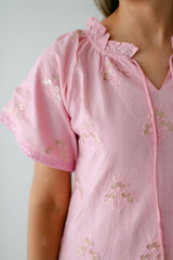 8.28 Boutique:Clara the Label,Clara the Label Blair Mini Dress in Blooming Dahlia,Dress
