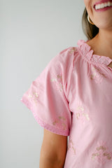 8.28 Boutique:Clara the Label,Clara the Label Blair Mini Dress in Blooming Dahlia,Dress