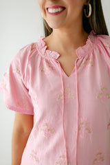 8.28 Boutique:Clara the Label,Clara the Label Blair Mini Dress in Blooming Dahlia,Dress