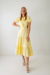 8.28 Boutique:Bishop + Young,Bishop + Young Nadia Cut Out Poplin Dress,Dress