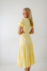 8.28 Boutique:Bishop + Young,Bishop + Young Nadia Cut Out Poplin Dress,Dress