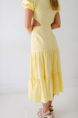 8.28 Boutique:Bishop + Young,Bishop + Young Nadia Cut Out Poplin Dress,Dress