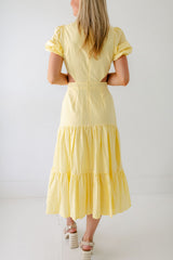8.28 Boutique:Bishop + Young,Bishop + Young Nadia Cut Out Poplin Dress,Dress