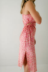 8.28 Boutique:Mink Pink,Mink Pink Alina Pink Floral One Shoulder Dress,Dress