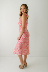 8.28 Boutique:Mink Pink,Mink Pink Alina Pink Floral One Shoulder Dress,Dress