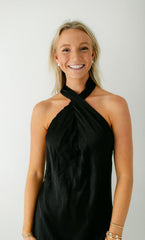 8.28 Boutique:Sincerely Ours,Sincerely Ours Victoria Black Mini Dress,Dress