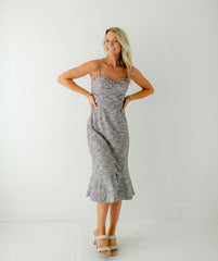 8.28 Boutique:Hutch,Hutch Selene Dress in Multicolor Stitch Tweed,Dress