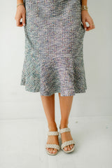 8.28 Boutique:Hutch,Hutch Selene Dress in Multicolor Stitch Tweed,Dress