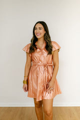 8.28 Boutique:Sincerely Ours,Sincerely Ours Aly Dress in Rose Gold,Dress