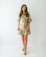 8.28 Boutique:S'edge,S'Edge Mary Dress in Bronze,Dress