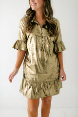 8.28 Boutique:S'edge,S'Edge Mary Dress in Bronze,Dress