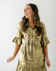 8.28 Boutique:S'edge,S'Edge Mary Dress in Bronze,Dress