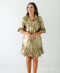 8.28 Boutique:S'edge,S'Edge Mary Dress in Bronze,Dress