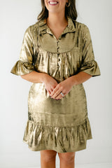8.28 Boutique:S'edge,S'Edge Mary Dress in Bronze,Dress