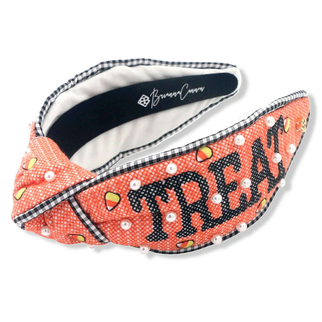 8.28 Boutique:Brianna Cannon,Brianna Cannon Cross Stitch Trick or Treat Headband,headband