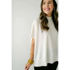 8.28 Boutique:Kerisma Knits,Kerisma Caroline Sweater in White,Sweaters