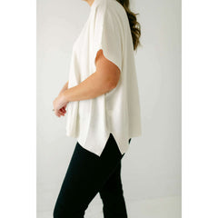 8.28 Boutique:Kerisma Knits,Kerisma Caroline Sweater in White,Sweaters