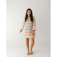 8.28 Boutique:Olivia by Livro,Olivia by Livro Indie Dress in Capri Stripe,Dress