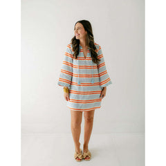 8.28 Boutique:Olivia by Livro,Olivia by Livro Indie Dress in Capri Stripe,Dress