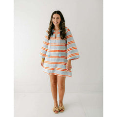 8.28 Boutique:Olivia by Livro,Olivia by Livro Indie Dress in Capri Stripe,Dress