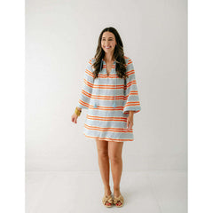8.28 Boutique:Olivia by Livro,Olivia by Livro Indie Dress in Capri Stripe,Dress