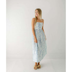 8.28 Boutique:Olivia by Livro,Olivia by Livro Lillian Dress in Delft Tile,Dresses