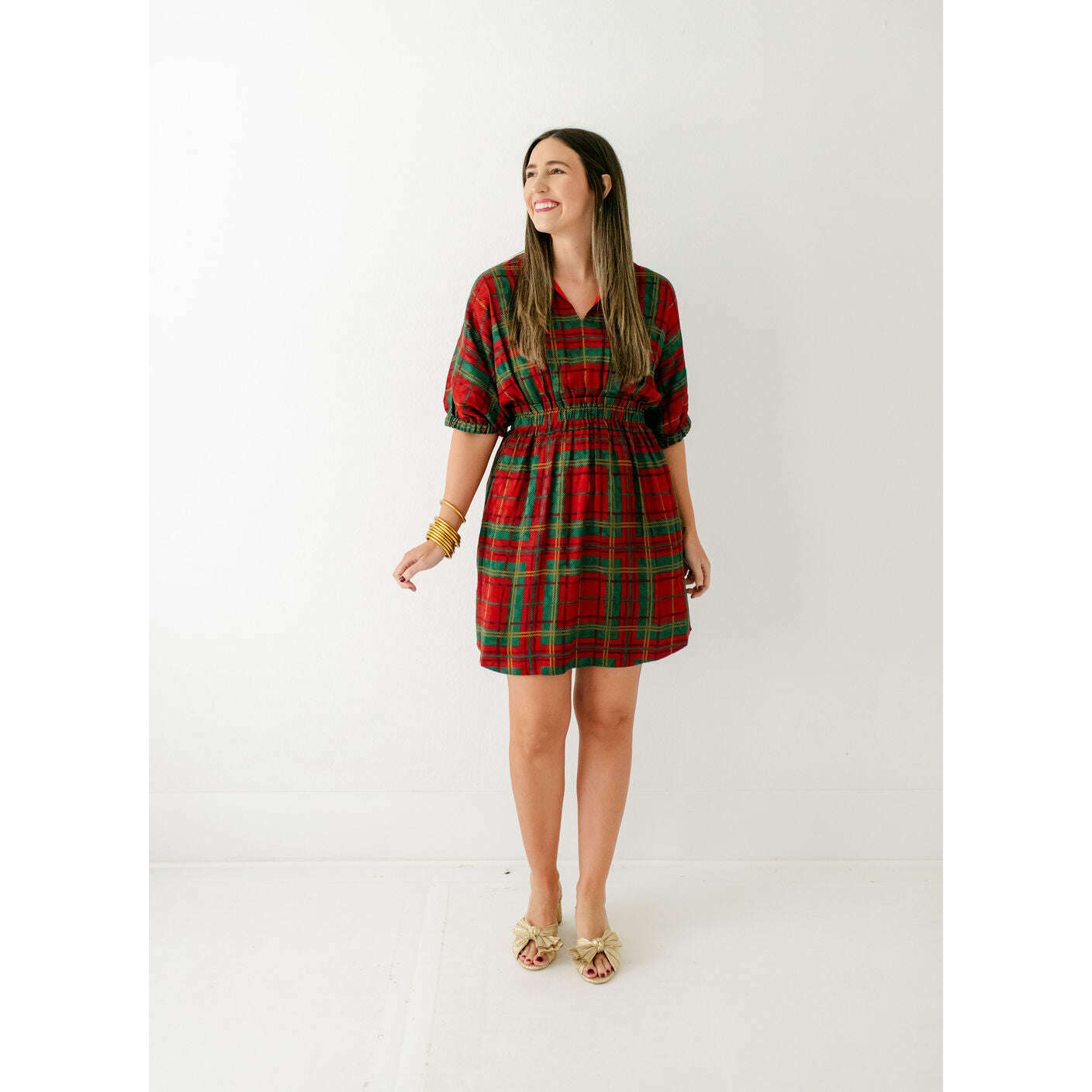 Emily McCarthy Palmer Dress in Tartan Cheetah – 8.28 Boutique