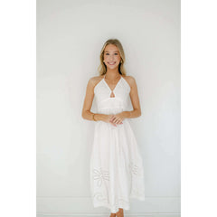 8.28 Boutique:Mink Pink,Mink Pink Romina Broderie Midi Dress,Dress